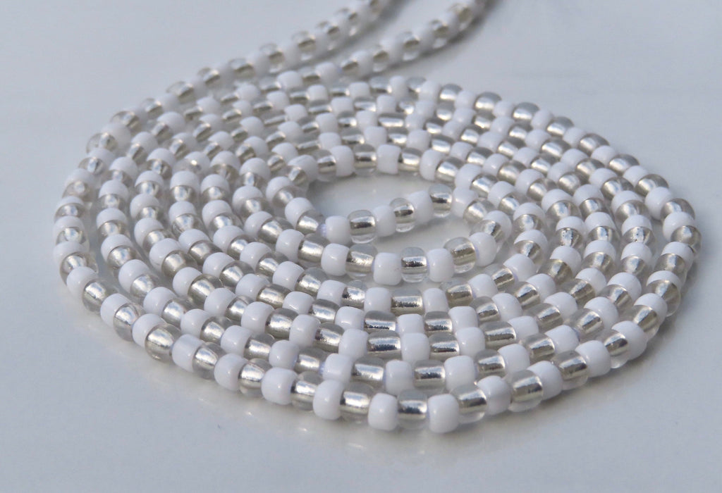 White and Clear Waist Bead