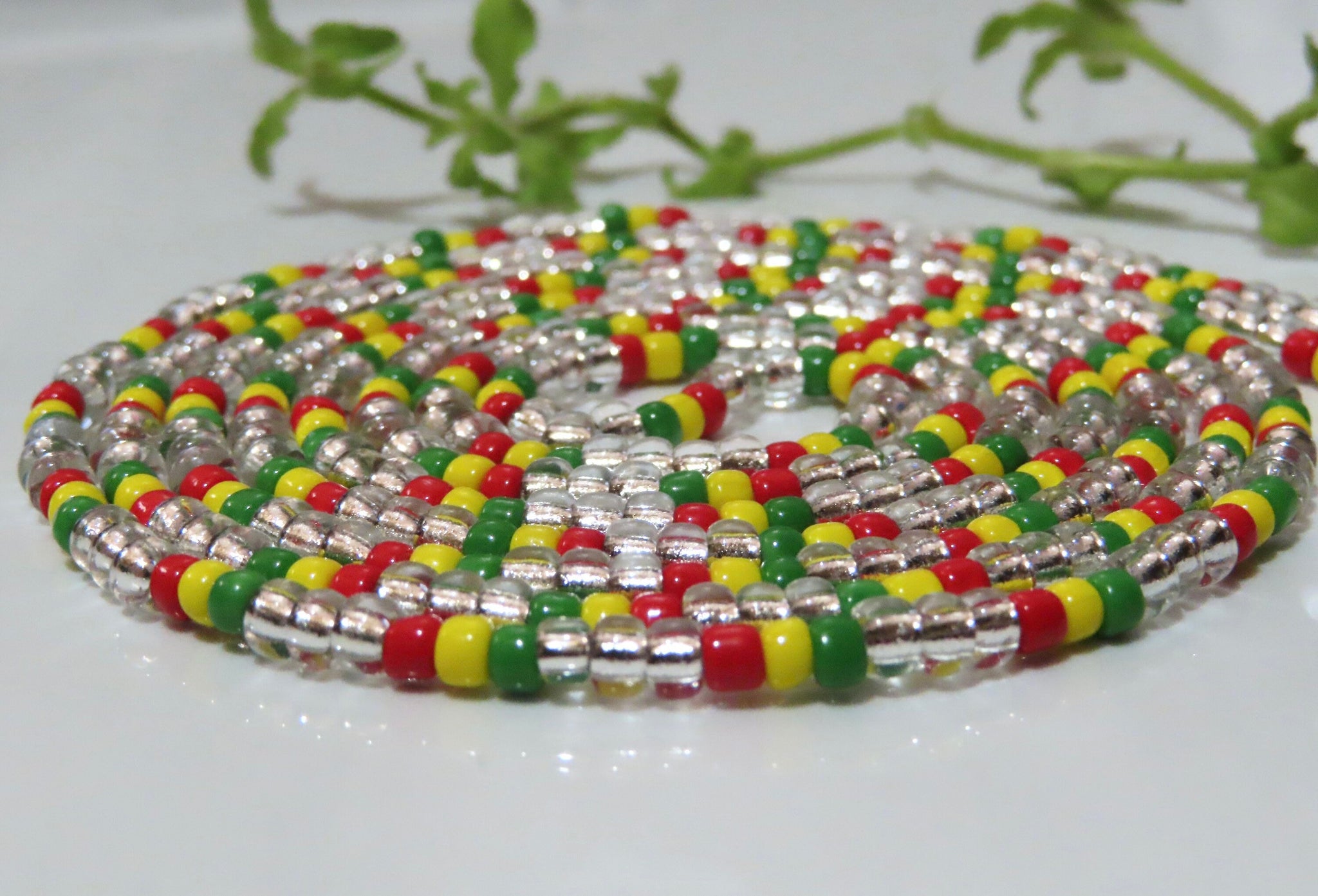 Rasta Colour Waist Bead