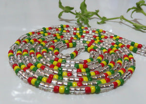 Rasta Colour Waist Bead