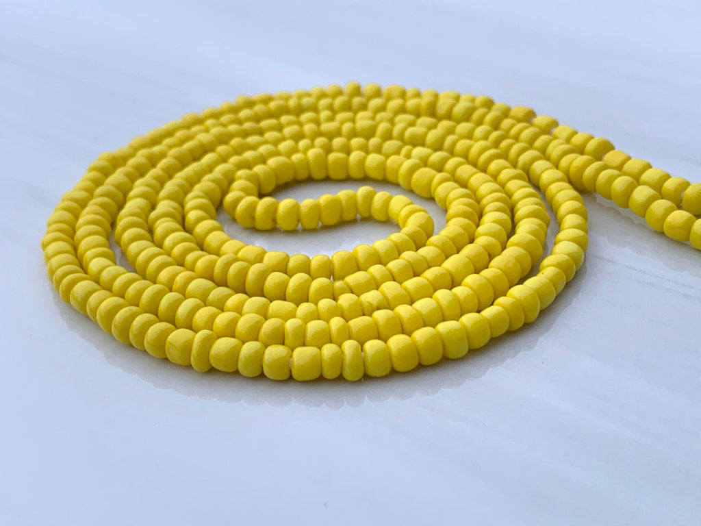 Solid Yellow Waist Bead