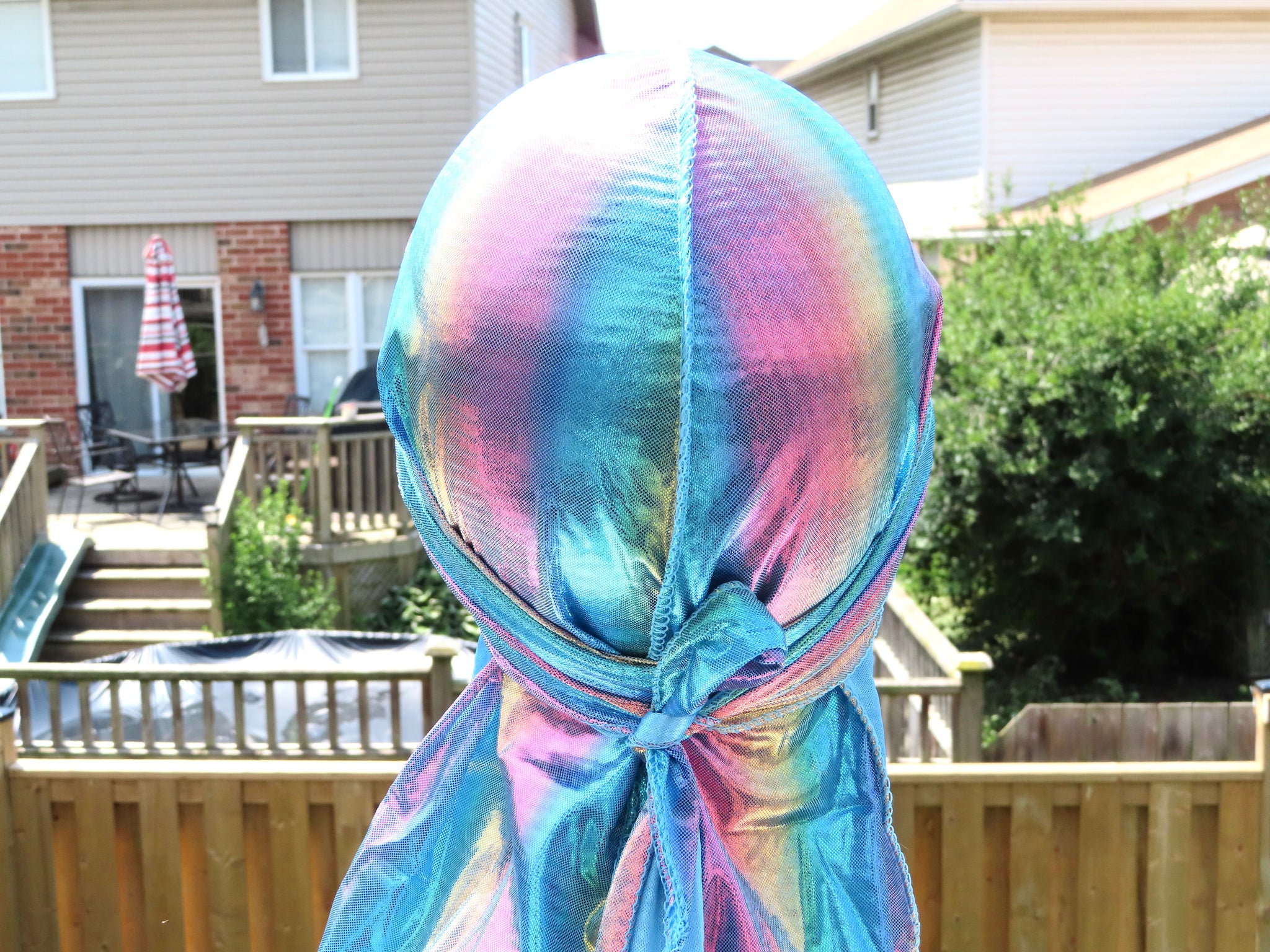 Holographic Satin Lined Durag