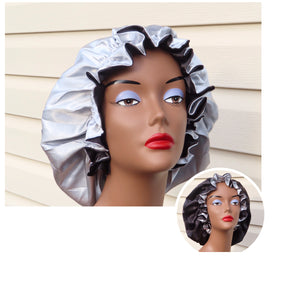 Reversible Satin Bonnet