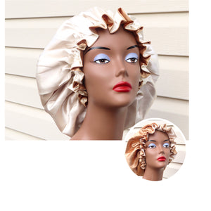 Reversible Satin Bonnet