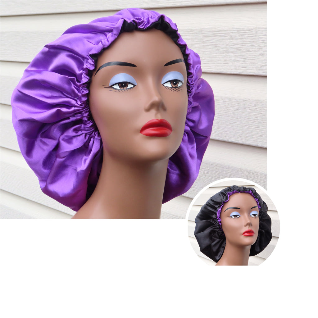 Drawstring Satin Bonnet