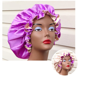 Reversible Satin Bonnet