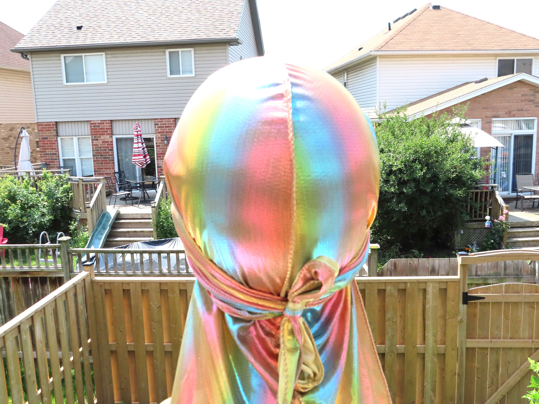 Holographic Satin Lined Durag