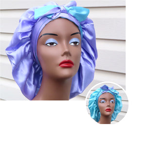 Tie On Satin Bonnets