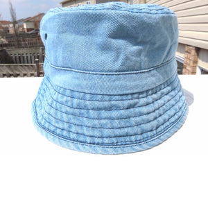 Plain Denim Bucket Hat