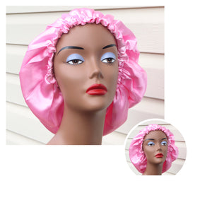 Drawstring Satin Bonnet